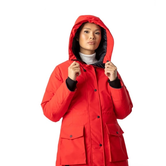 Wuxly Doe Parka. made in Canada. Vegan - Picture 2 of 4